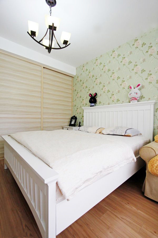 95平現(xiàn)代混搭隱形門+陽臺變書房風(fēng)格裝修效果