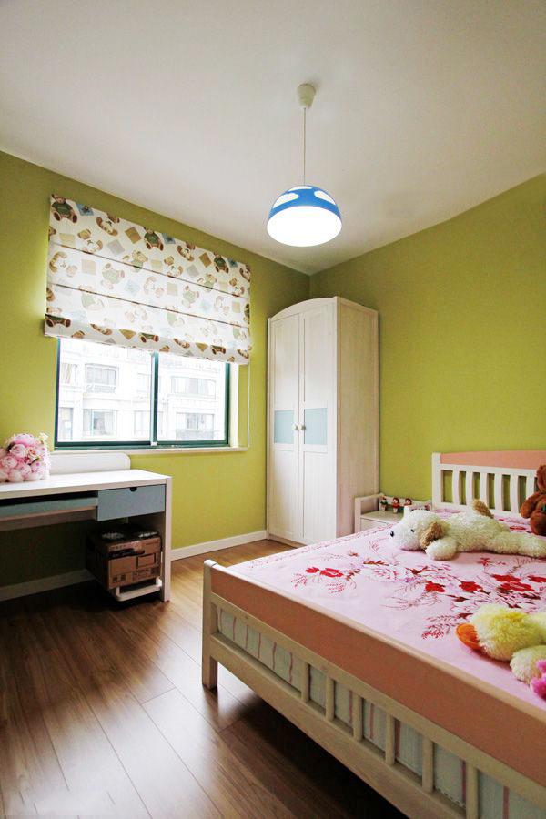 95平現(xiàn)代混搭隱形門+陽臺變書房風(fēng)格裝修效果